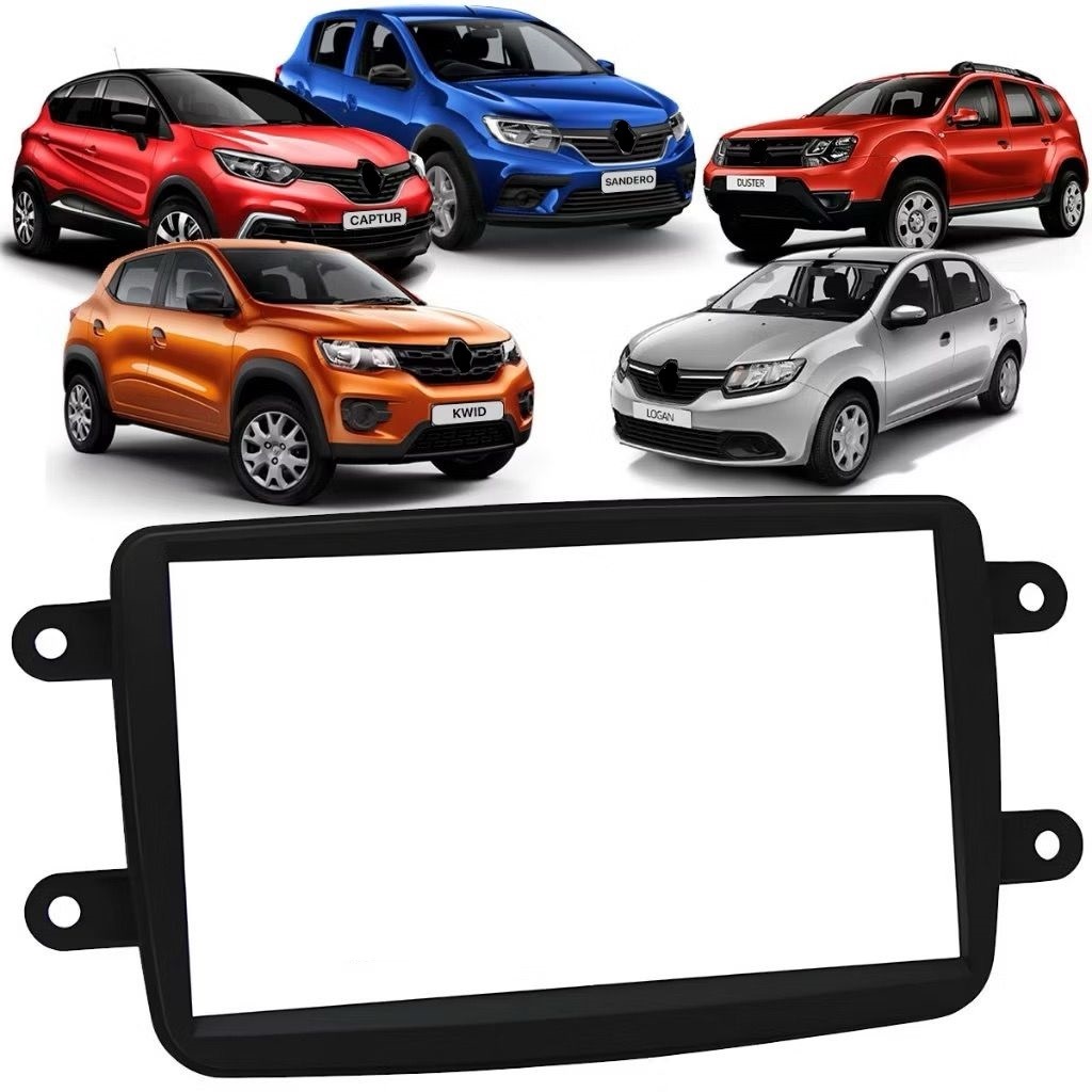 Protèges-Seuils Fibre De Carbone Noir Pour Dacia - Duster, Sandero, Logan - 4 Pièces