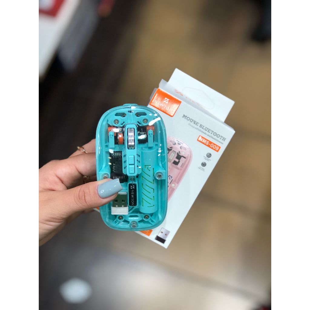 Mouse Sem Fio Wireless 2400DPI BRASWEI MS8091 2,4GHz Bluetooth Mouse ...