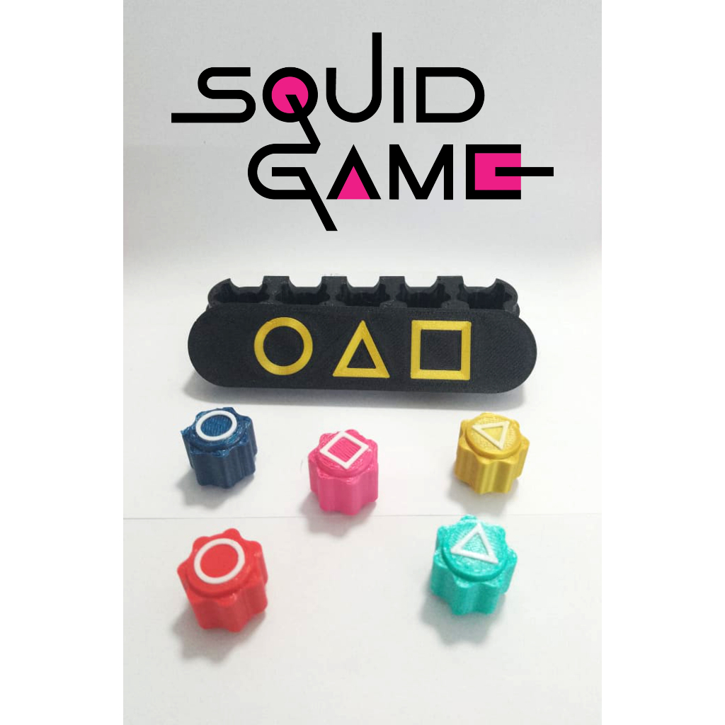 Jogo Gonggi da Série Squid Game (Round 6) em Impressão 3D,Squid Game ...