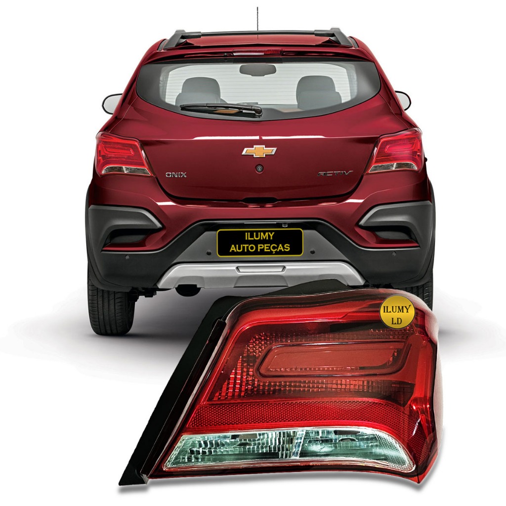 Lanterna Traseira Chevrolet Onix Joy 2019 2020 2021 2022 Joy Black ...