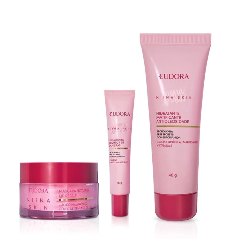 kit Niina Niina Skin Eudora 3 Itens