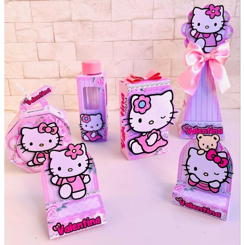 Kit Personalizados no Tema Hello Kitty (30 itens) | Shopee Brasil