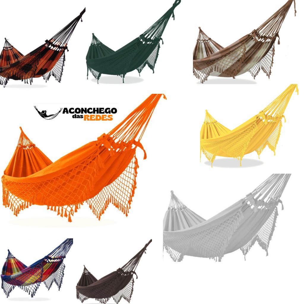 REDE DE DESCANSO CASAL GRANDE VÁRIAS CORES
