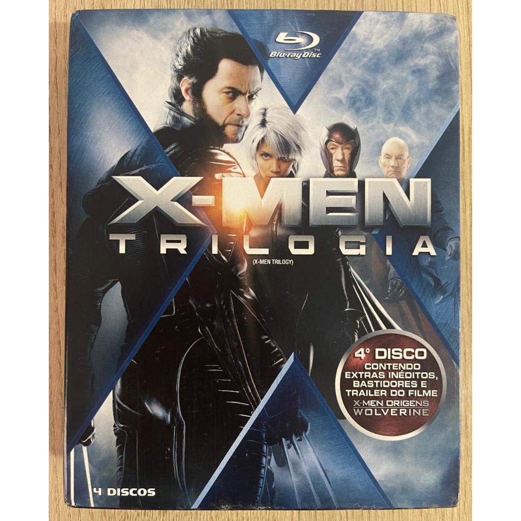 Blu-Ray X Men Trilogia - 4 discos com Luva | Shopee Brasil