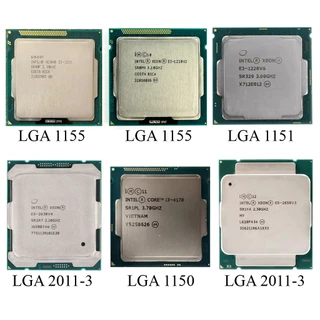 Processador Cpu Intel xeon soquete lga 1150 1151 1155 2011-3 Vários Modelos
