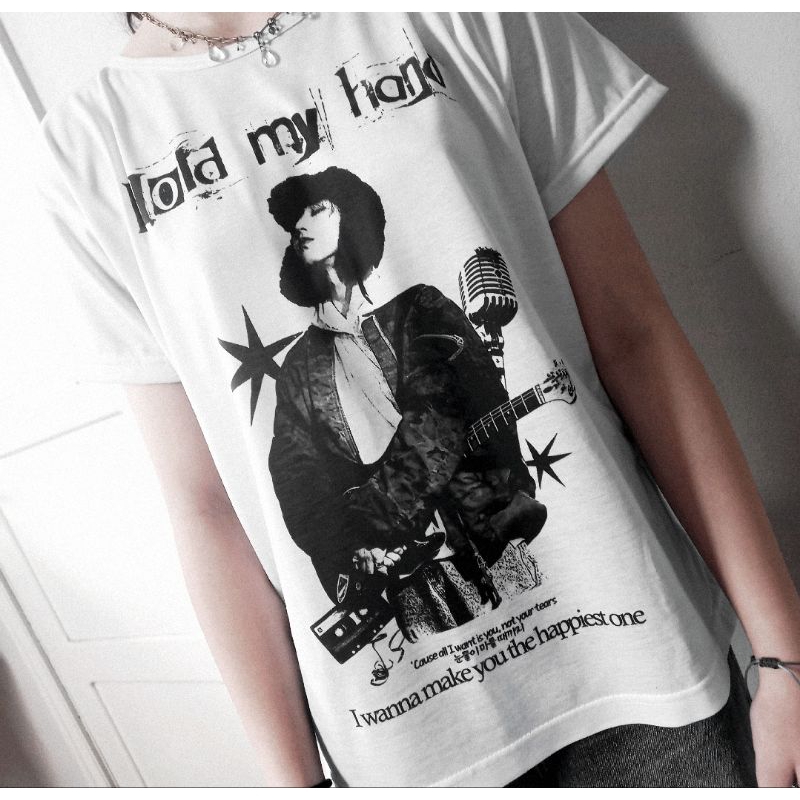 Camiseta Unissex 'Hold My Hand' HAN Stray Kids SKZ Y2k Aesthetic