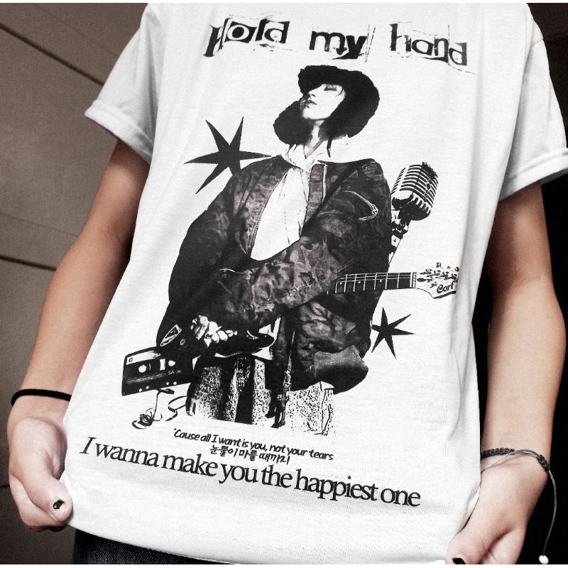 Camiseta Unissex 'Hold My Hand' HAN Stray Kids SKZ Y2k Aesthetic
