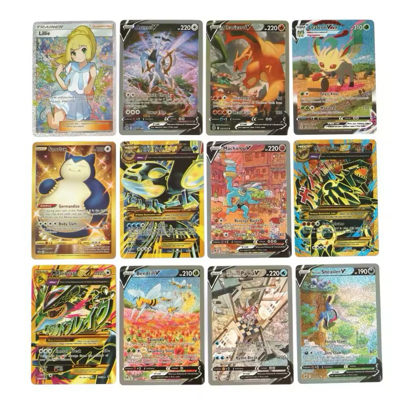 Kit De 10 Cartas Pokémon Brilhantes VMAX/GX/V Português | Shopee