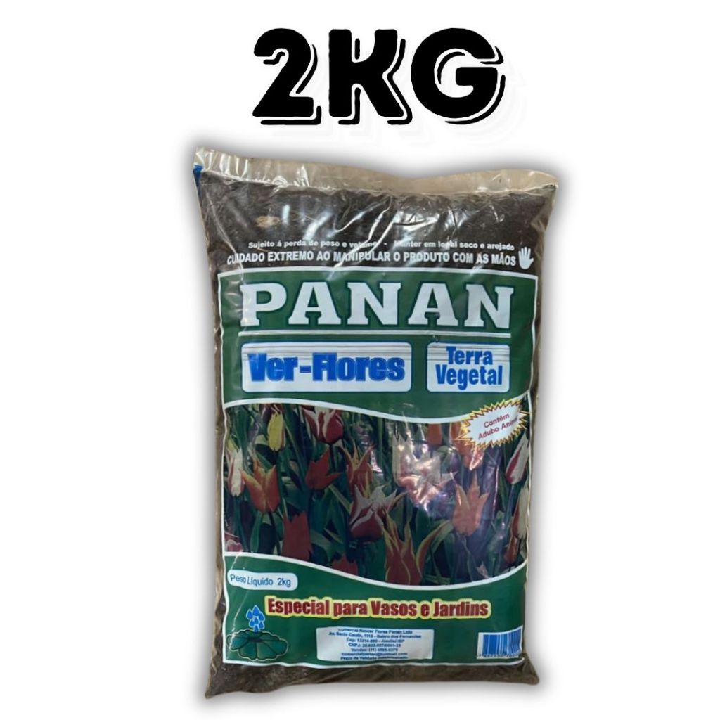 Terra Vegetal Orgânica Adubada com Húmus até 20KG | Shopee Brasil