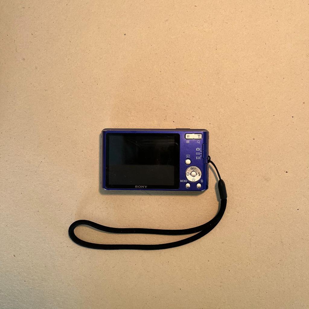 Câmera Digital Sony Cybershot Dsc-w530 Azul Kit Completo | Shopee