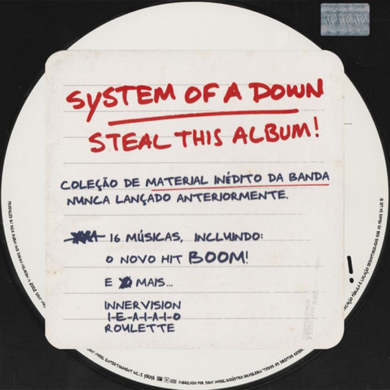 CD System Of A Down - Steal This Album! | Shopee Brasil