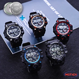 Relogio Masculino Digital De Luxo A Prova D Agua De Pulso Esportivo Cronômetro Led Original Preto