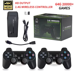 Upgrade M8 Video Game Console or Only 2 x 2.4G Wireless Controller Lite 4K TV Game Stick Retro Handheld Game Player