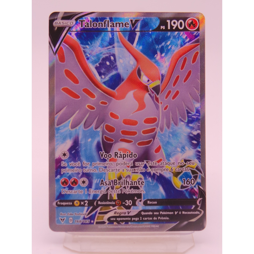 talonflame v pokemon card value Pokmon TCG Talonflame V Vivid Voltage 168/185 Holo Full Art