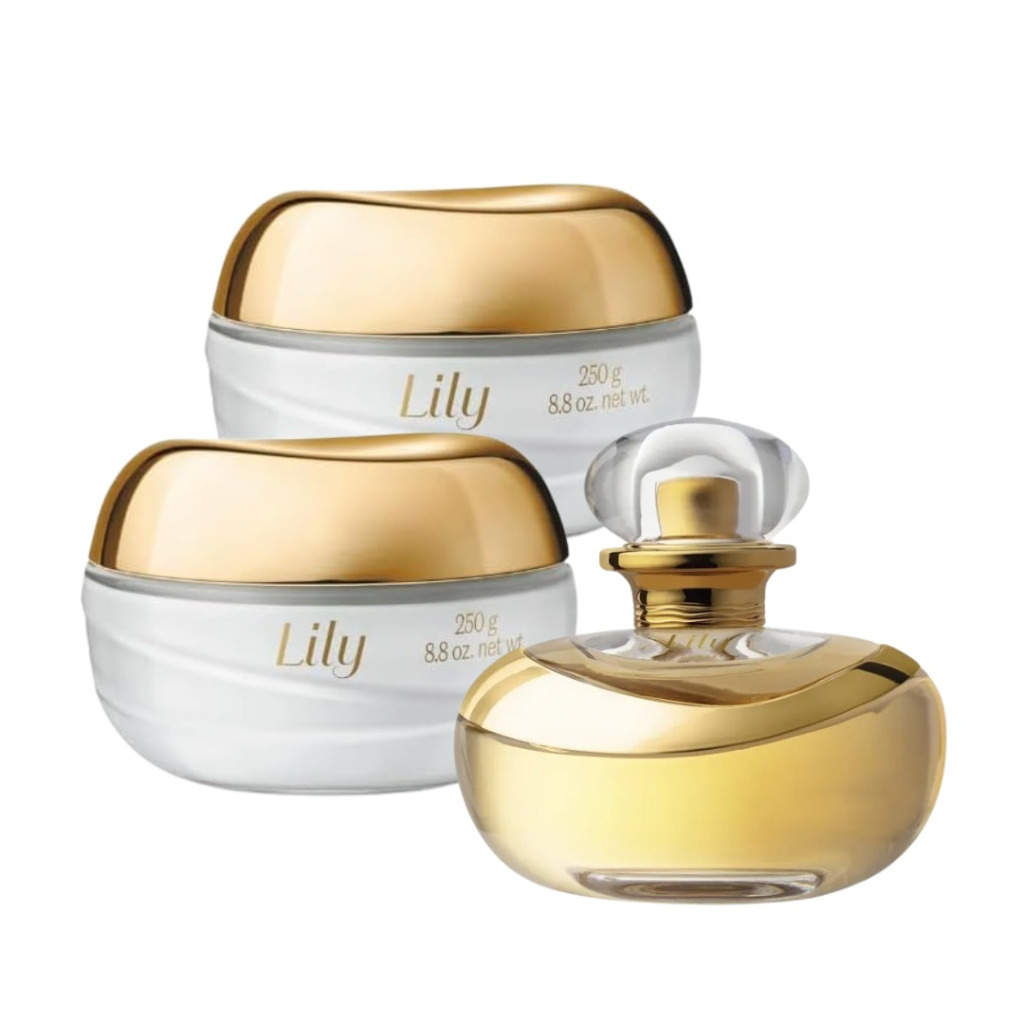Kit Lily - 2 Hidratante Corporal + 1 Perfume | Shopee Brasil