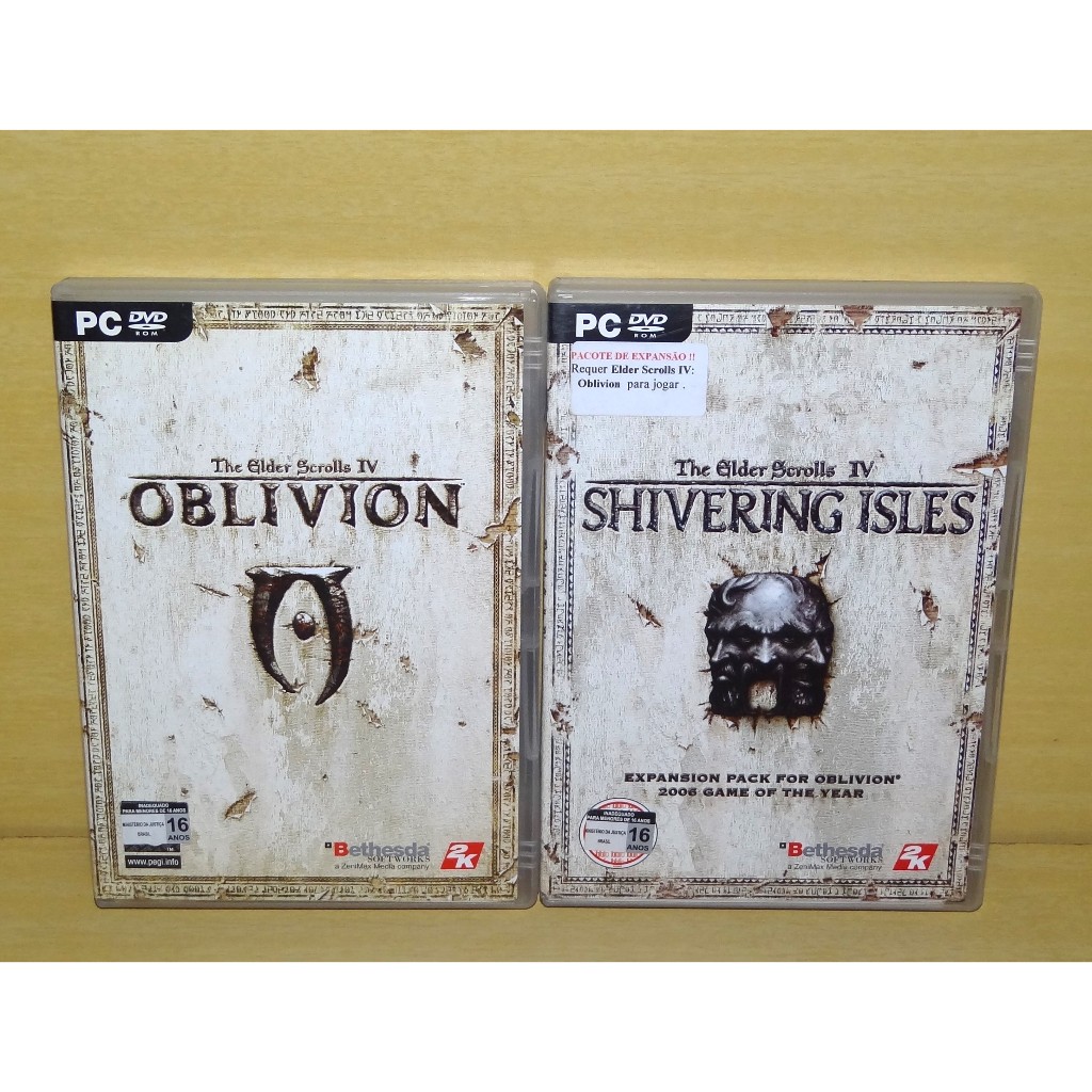The Elder Scrolls IV 4: Oblivion + Shivering Isles - PC | Shopee Brasil