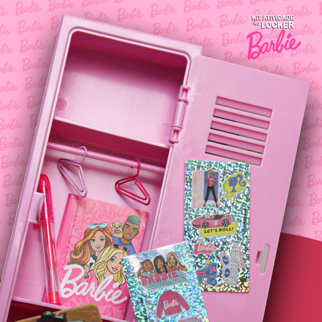 Kit Atividade Locker Barbie Toyng | Shopee Brasil