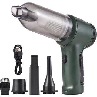 Aspirador de Pó Portátil para Carro 5 em 1 Sucção Forte 9000Pa Sem Fio em Oferta na Shopee