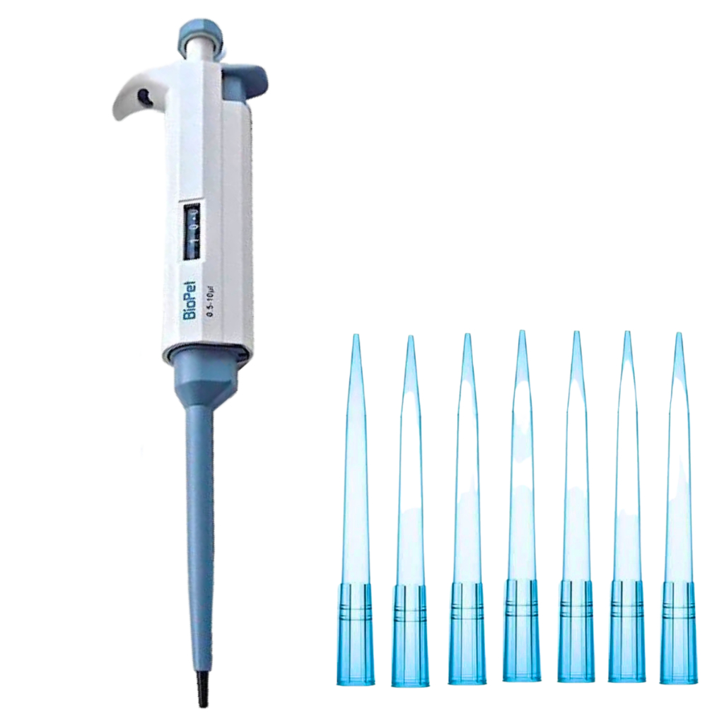 Micropipeta Biopet Volume Variável 100-1000uL + 500 Ponteiras | Shopee ...