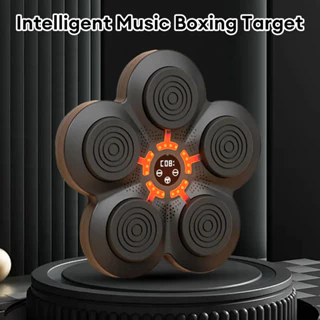 Maquina Boxe Musical Inteligente Treino Recaregavel Com Luva Boxing