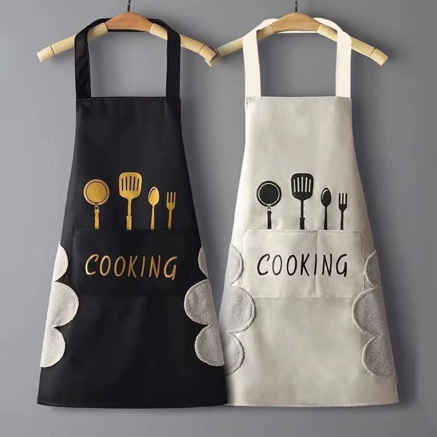 Avental Chef Cozinheiro Impermeável Cozinha Unissex Preto ou