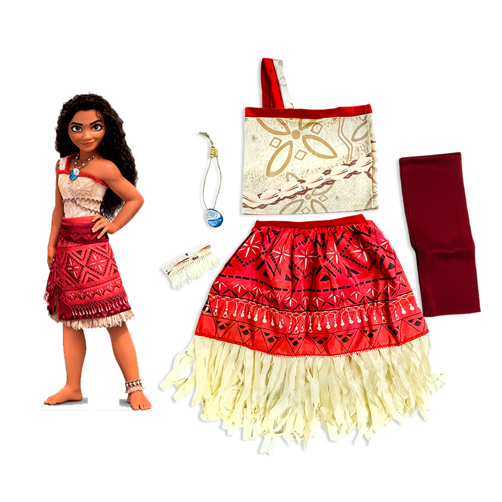 Fantasia Moana 2 Infantil Menina para festa e Carnaval | Shopee Brasil