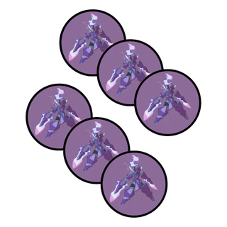 Kit Moeda Ceruledge - 6x Token Marcador - Pokémon Tcg Custom
