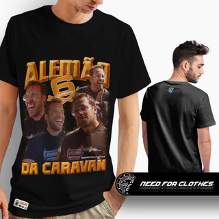 Camiseta Alemão da Caravan, 6 Cilindros, Cultura Automotiva, Opaleiros