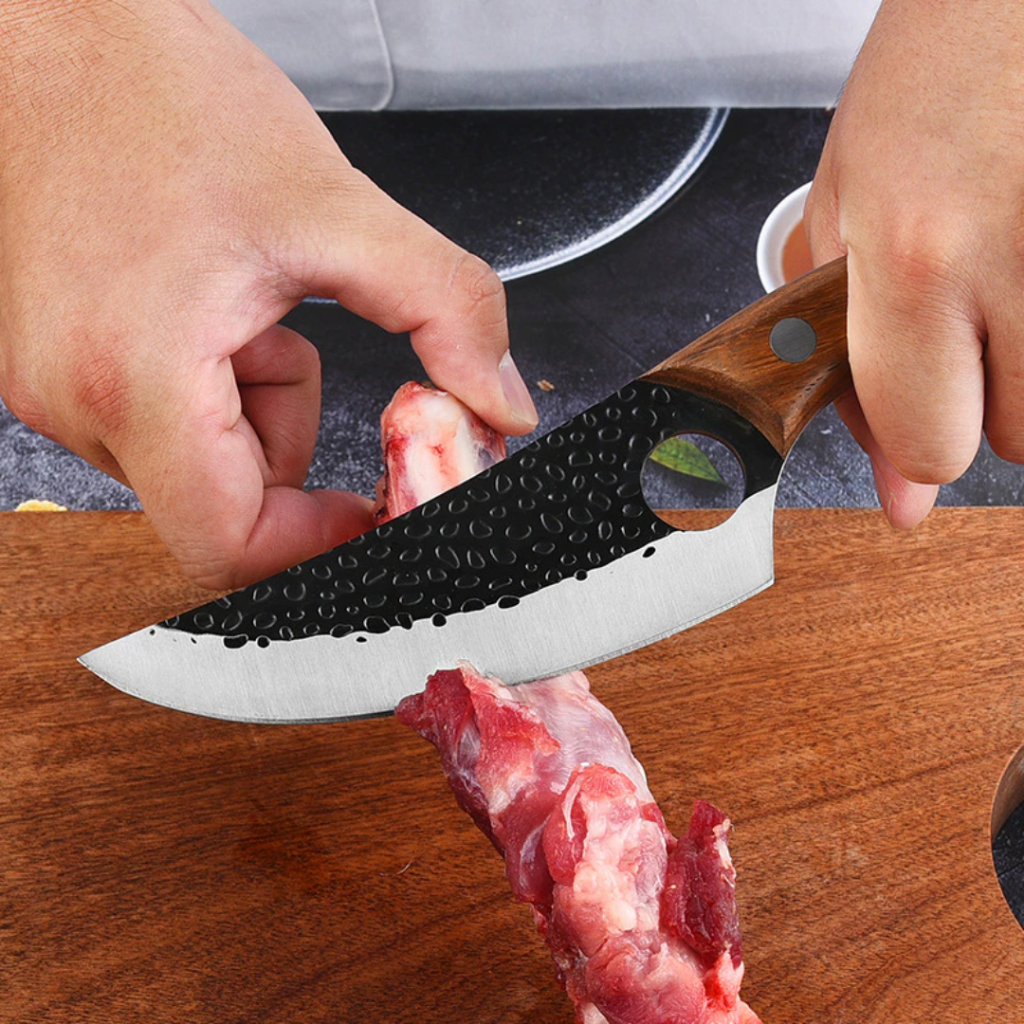 Faca de Churrasco Cozinha Artesanal Gourmet Profissional Afiada Aço ...