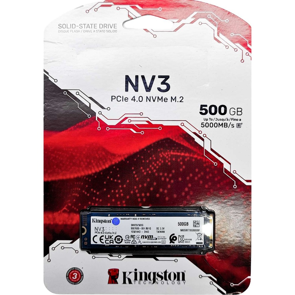 SSD Kingston 1TB M.2 NVMe PCIe 4.0 Verde – Alta Velocidade Baixo