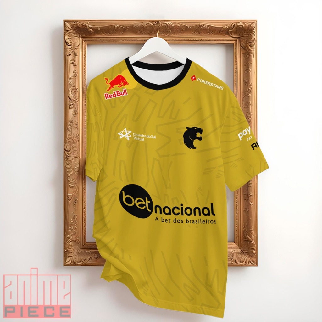 CAMISETA FURIA CS2 TEAM UNIFORME GOLD FULL REF1567 | Shopee Brasil