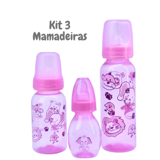 Kit Mamadeiras 240ml 140ml 60ml Marca Petita em Oferta na Shopee