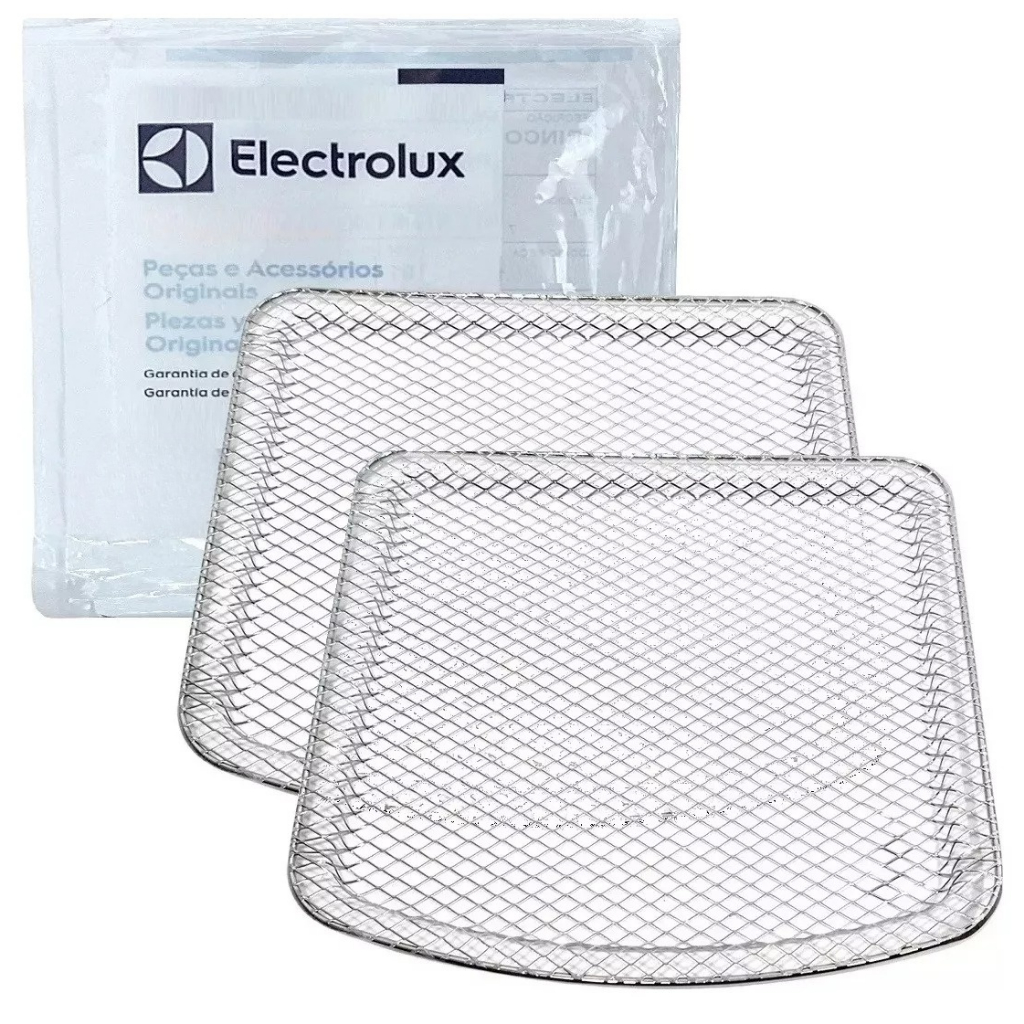 2 Grelha Fritadeira Electrolux Air Fryer Eaf90 Eaf91 Kit Prateleira Original