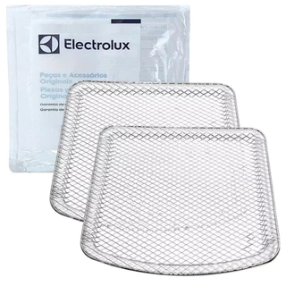 2 Grelha Fritadeira Electrolux Air Fryer Eaf90 Eaf91 Kit Prateleira Original
