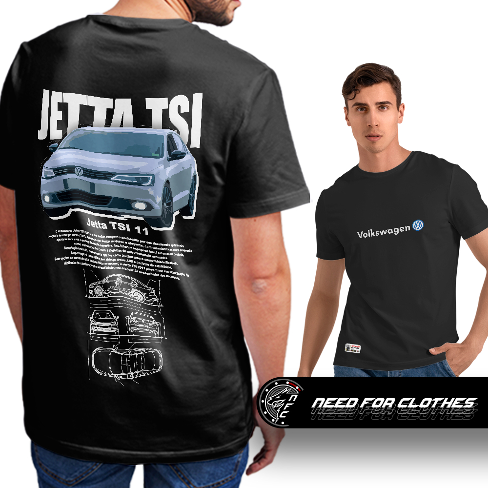 Camiseta Jetta TSI 2011, Volkswagen, Sedan Turbo, Carros Europeus, Tuning