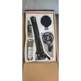 Microfone Bm800 Condensador Profissional Com Acessórios