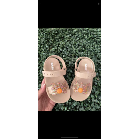 Sandália infantil margarida bebê leve e confortável 