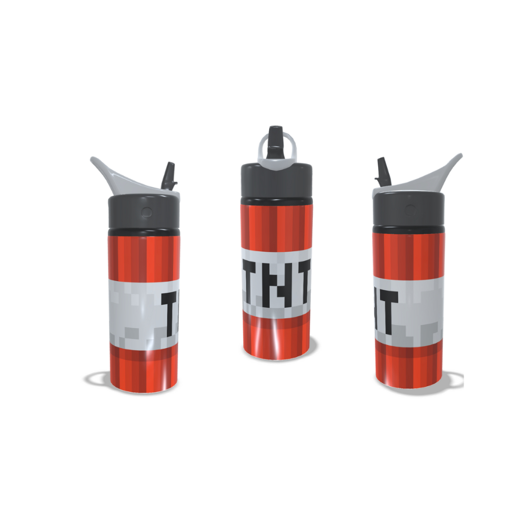 Garrafa Personalizada Minecraft 600ml com seu nome | Shopee Brasil