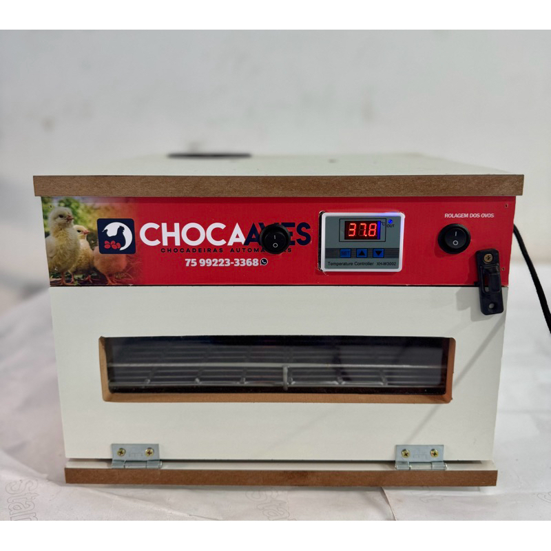 Chocadeira 70 Ovos de CODORNA , 100% Automática e digital -