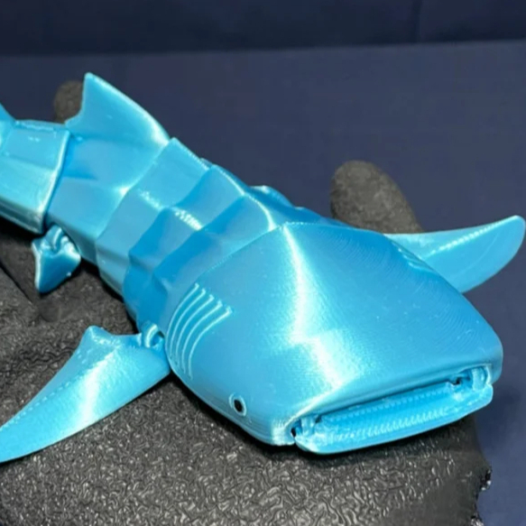 Criaturas Articuladas, Brinquedos Articulados, Animais Articulados - Tubarão Baleia