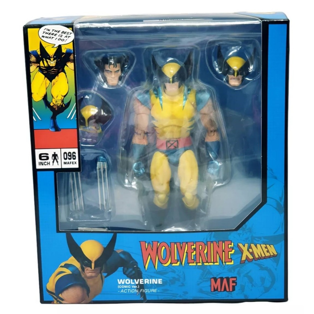 Ct Toys Maf Mafex X-men Wolverine Amarelo Comics # 096 | Shopee Brasil