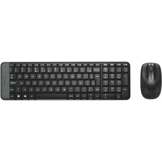 Combo Teclado E Mouse Sem Fio Logitech Mk220 Layout Abnt2 Conexão USB Pilhas Inclusas