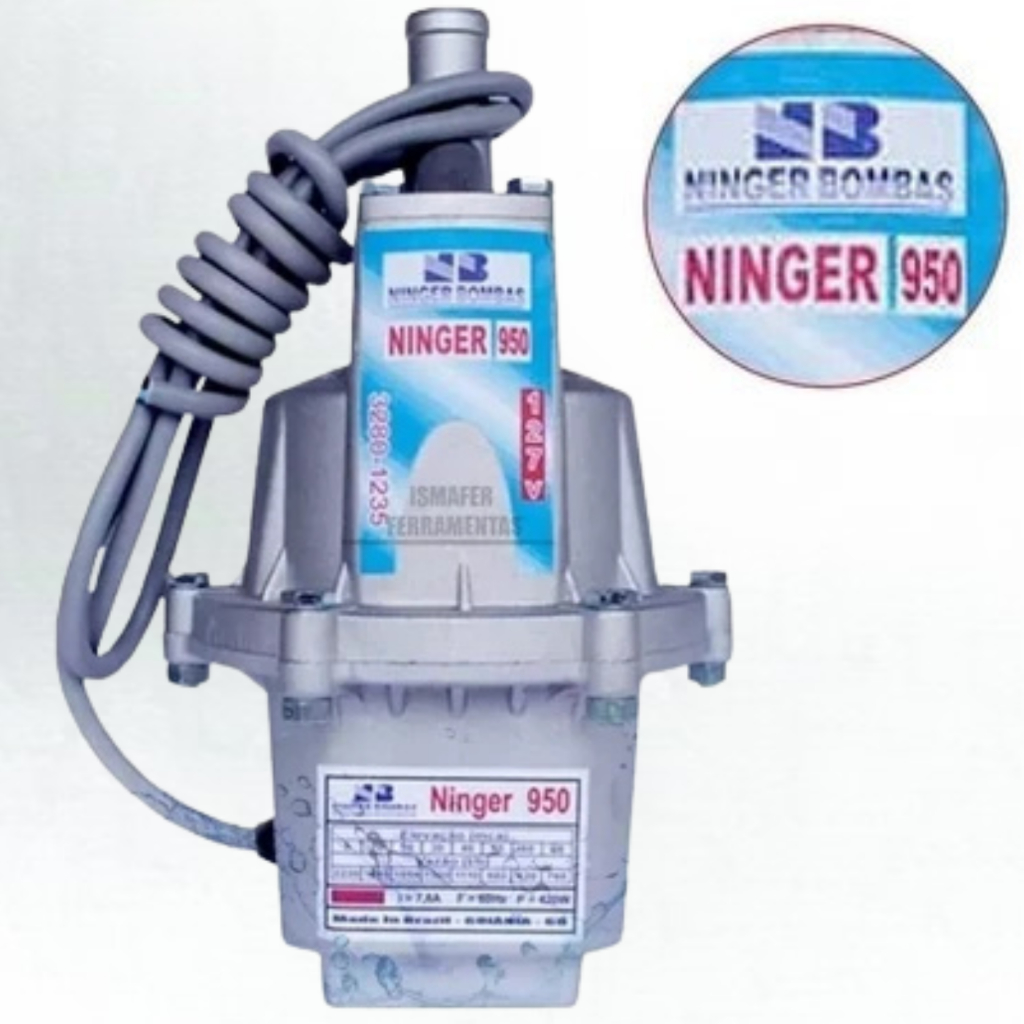 Bomba Submersa Ninger 950 220V Ou 127V Sapo Poço Cisterna Saída 1 ...