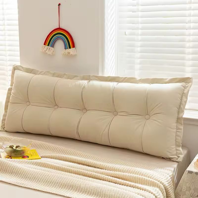 Almofada Cabeceira Cama Solteiro 90 100 10cm Casal 140 Queen 160 King 195 Encosto Apoio Suede Cores