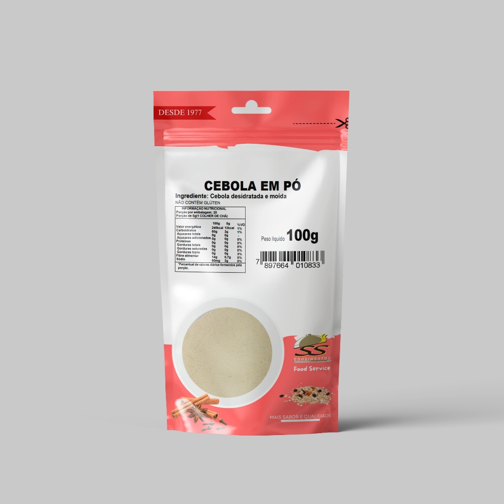 Cebola em Pó | 100g e 500g