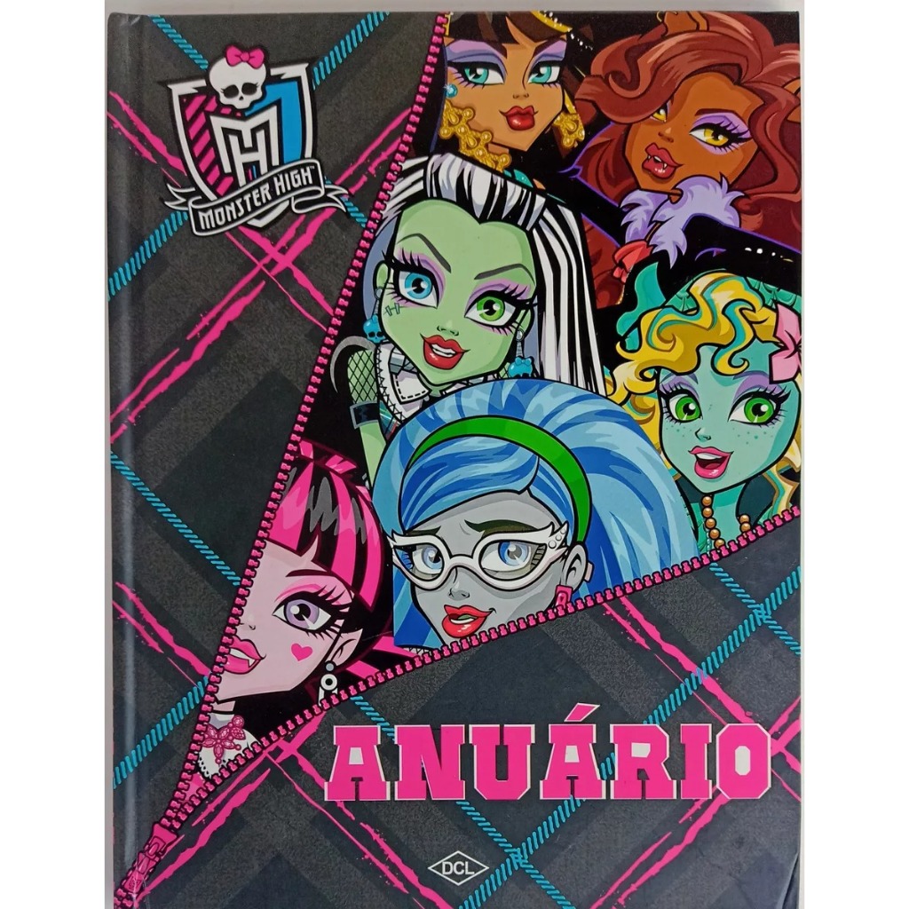 Monster High 2 Livros, Anuário E Minha Vida Monstruosa | Shopee Brasil
