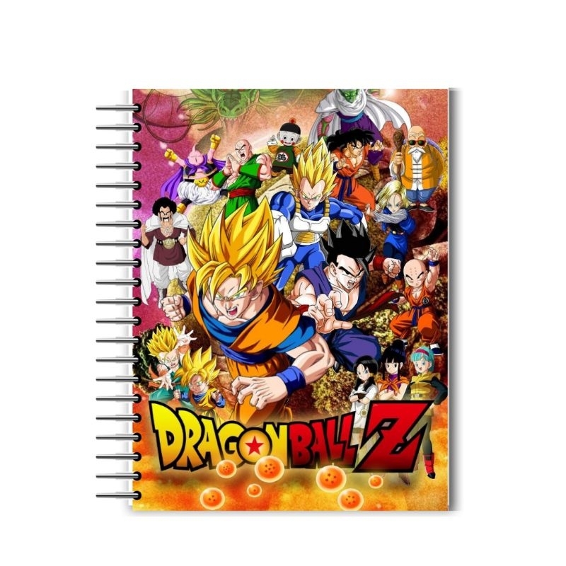 Caderno personalizado Dragon Ball Z 10 matérias | 160 folhas | Shopee ...