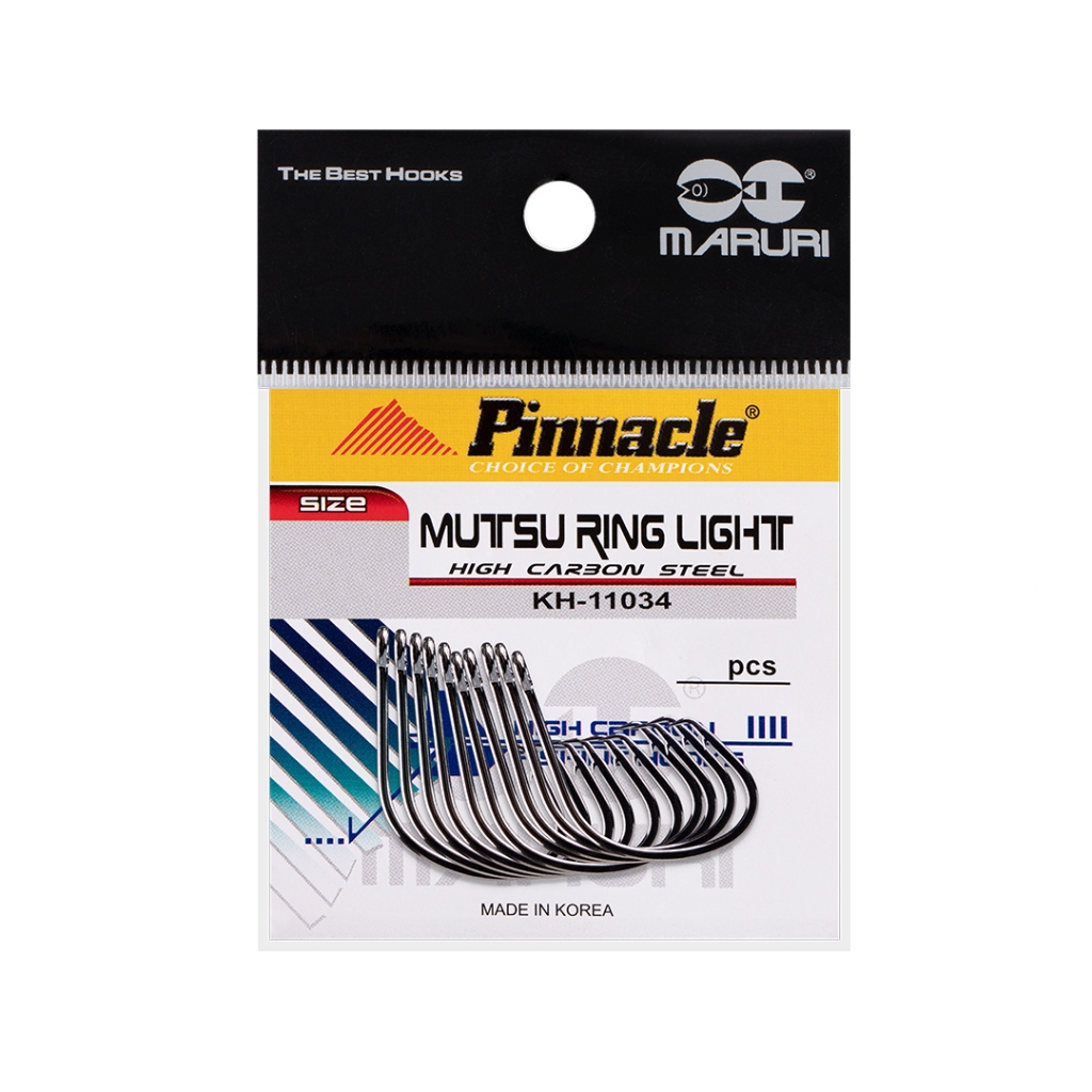 Anzol Pinnacle Mutsu Ring Light Black Cartela