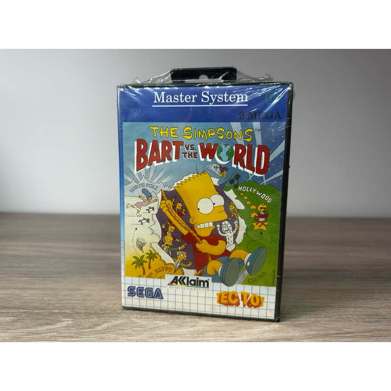 The Simpsons Bart vs The World Lacrado Tectoy - Master System | Shopee ...