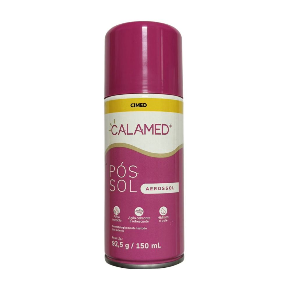 Calamed Pós-Sol Aerosol 150ml (92,5g) - Alívio e Hidratação para a Pele ...